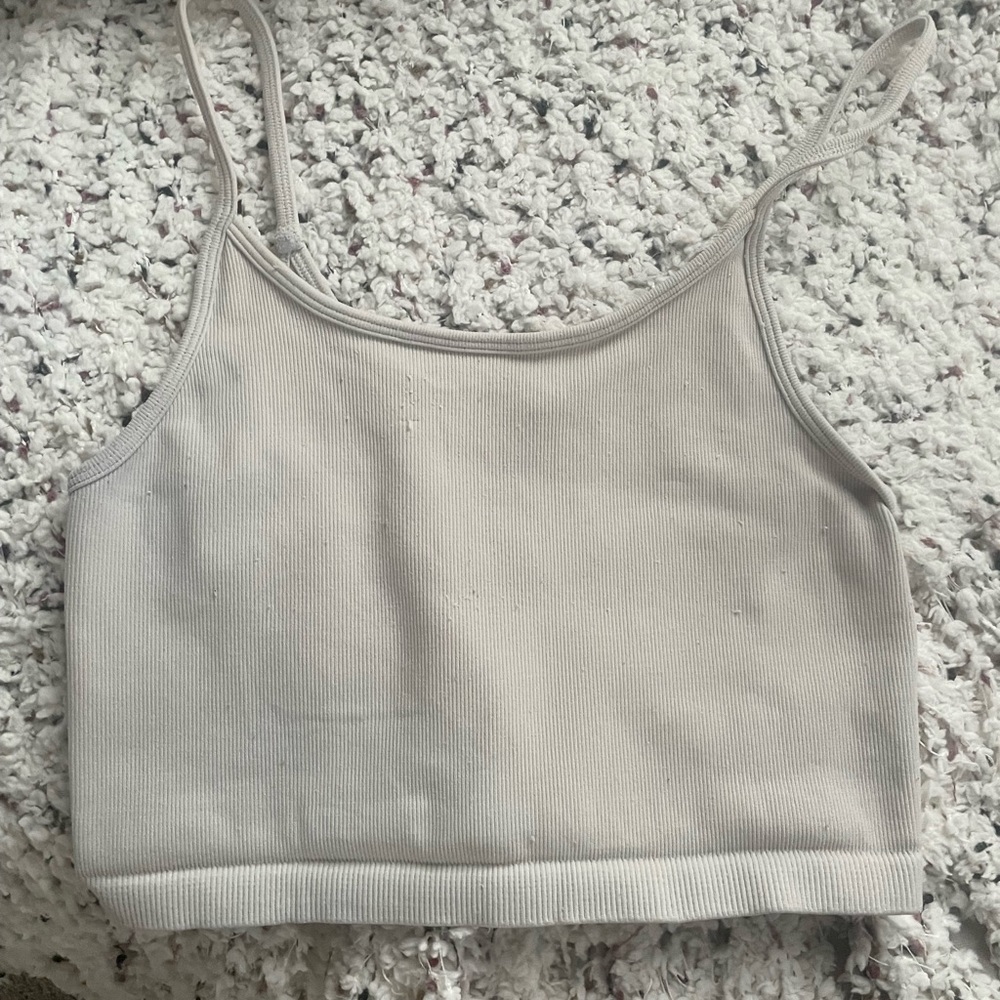 Cream Tank Top